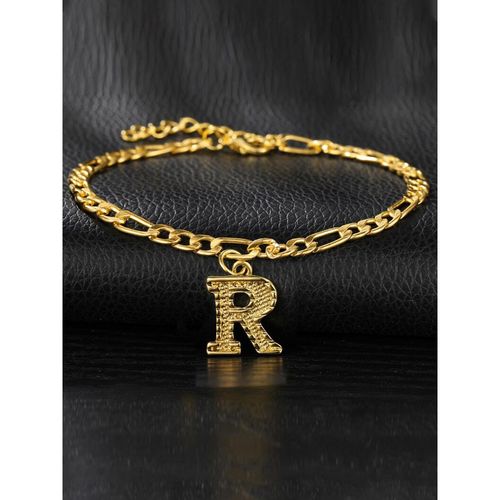 Jewels Galaxy Jewellery For Women Gold Plated Alphabetical R Anklet Cum  Bracelet: Buy Jewels Galaxy Jewellery For Women Gold Plated Alphabetical R  Anklet Cum Bracelet Online at Best Price in India