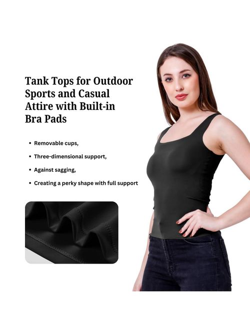 Buy CareDone Breathable Padded Camisole with Bra Support Online