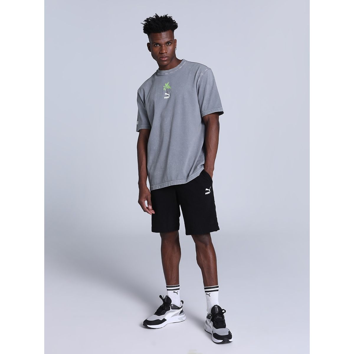 Buy Puma X 1der Relaxed Mens Gray T-shirt Online