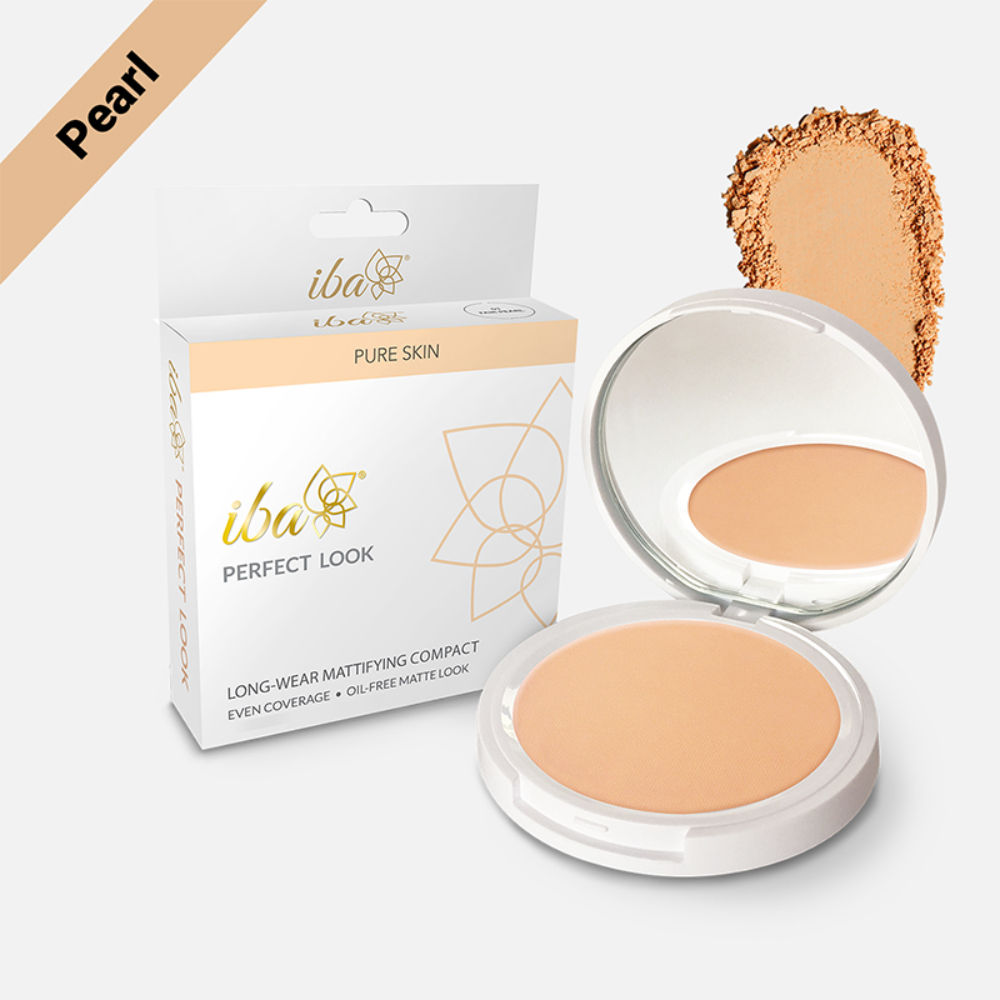 Iba Perfect Look Long-Wear Mattifying Compact SPF 15 - 01 Fair Pearl