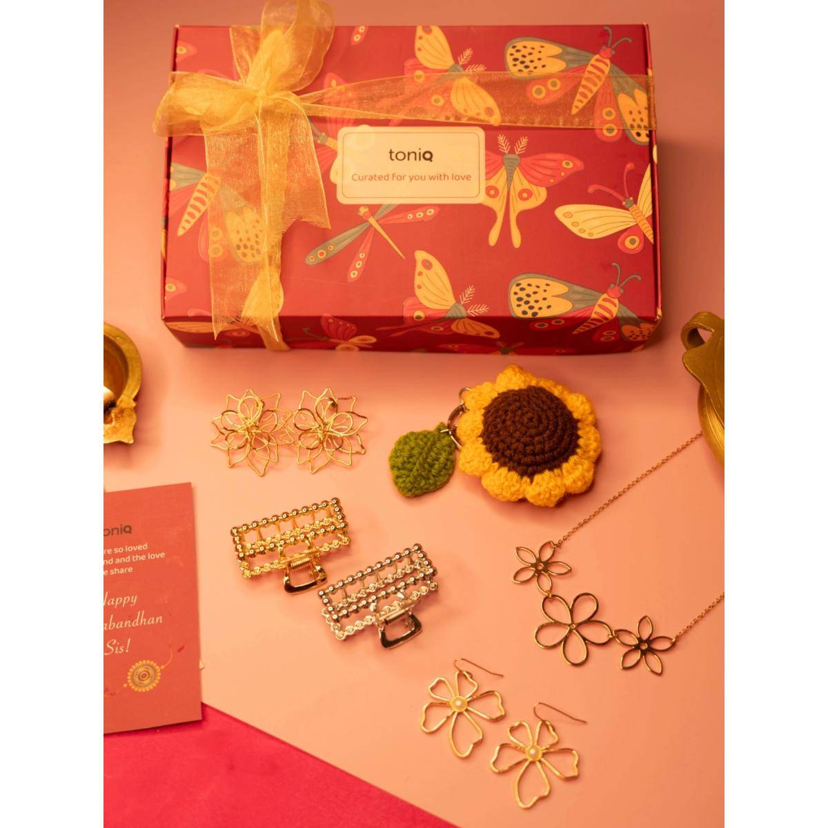 ToniQ May You Bloom Jewellery Gift Set - Gold