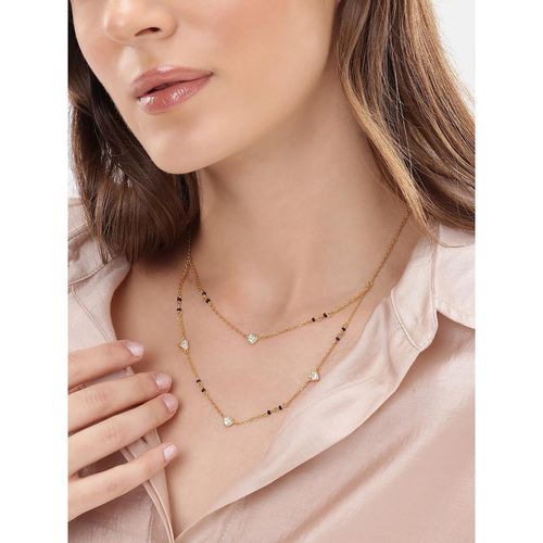 Double Chain Mangalsutra Design Buy Carlton London 18Kt Gold - Main Image