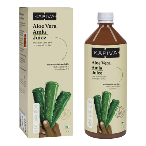 Kapiva Ayurveda Aloe Vera + Amla Juice Boosts Immunity - No Added Sugar:  Buy Kapiva Ayurveda Aloe Vera + Amla Juice Boosts Immunity - No Added Sugar  Online at Best Price in India | Nykaa
