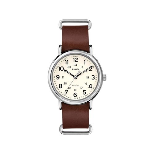 Buy Timex Men 40 mm Size Cream Dial Analog Watch -T2P495 (M) Online