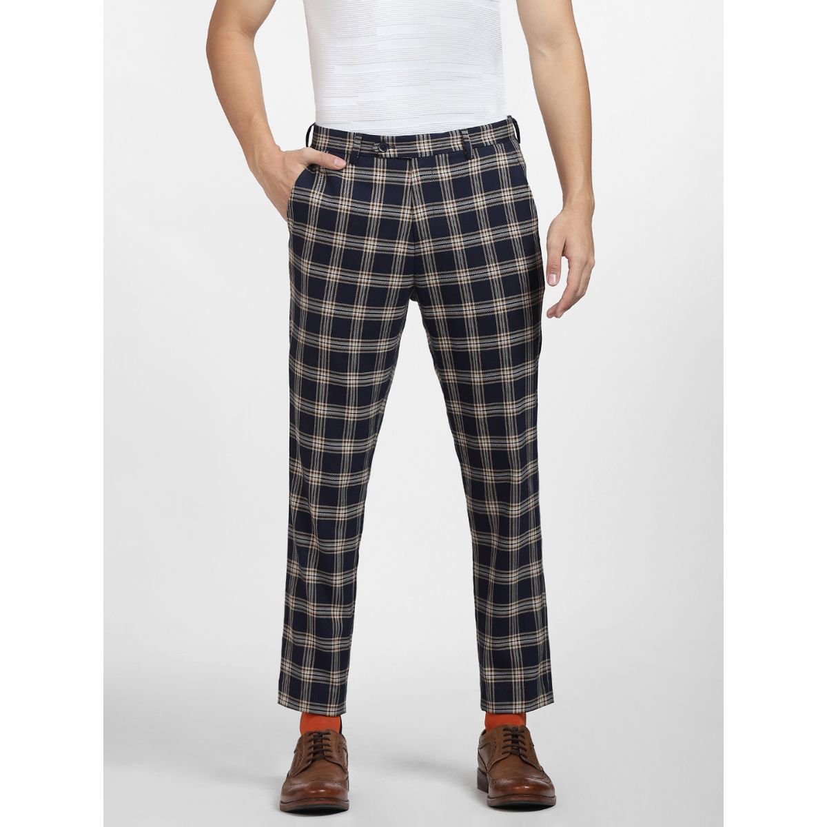 Mens JW Anderson grey Wool Check Print Trousers | Harrods # {CountryCode}