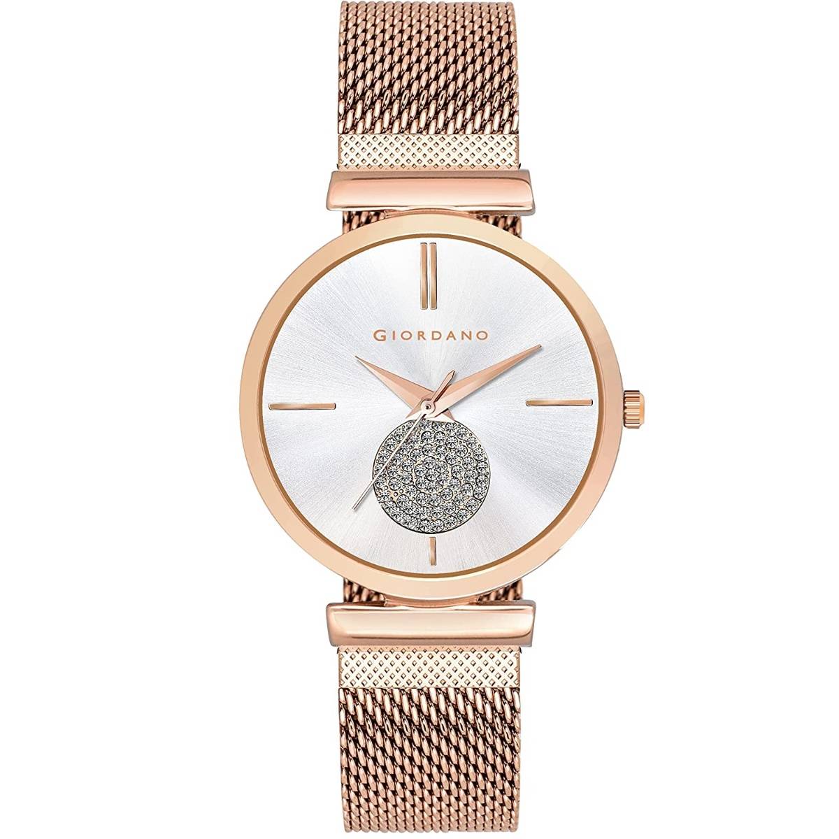 Giordano Women Silver Dial Analog Casual Watch - GD-4066