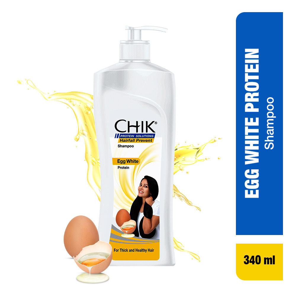 Chik Hairfall Prevent Egg Shampoo: Buy Chik Hairfall Prevent Egg Shampoo  Online at Best Price in India | Nykaa