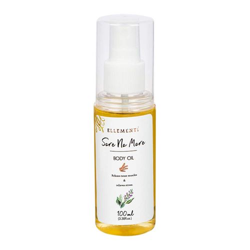 Ellement Co Sore No More Body Massage Oil Buy Ellement Co Sore No More Body Massage Oil Online At Best Price In India Nykaa