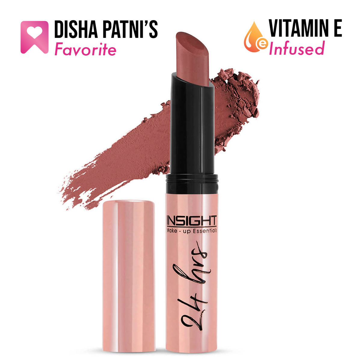 Insight Cosmetics 24 Hrs Non Transfer Matte Lipstick - Stay Basic !