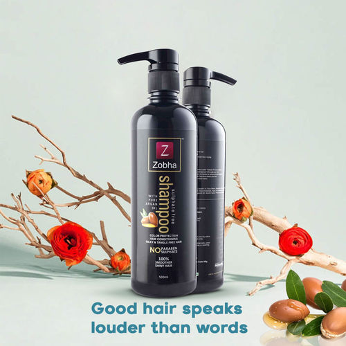 Buy Zobha Pure Argan Oil Sulphate Free Shampoo Online