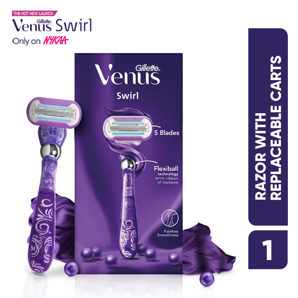 Gillette Venus Hair Removal Razor BladesRefillsCartridges  Glide Strips  With Aloe Vera Extracts 4pcs  Vrinda Super Mart