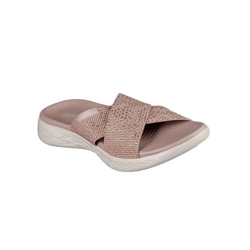 SKECHERS On-The-Go 600 Glistening Pink On The Go Sandals (UK 2)
