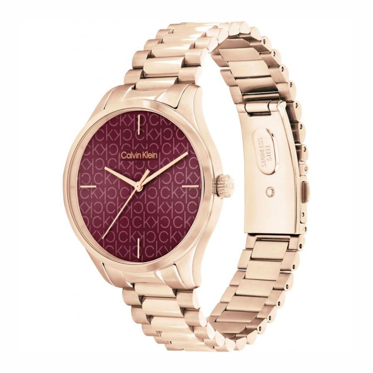 Buy Calvin Klein Iconic Quartz Red Round Dial Unisex Watch