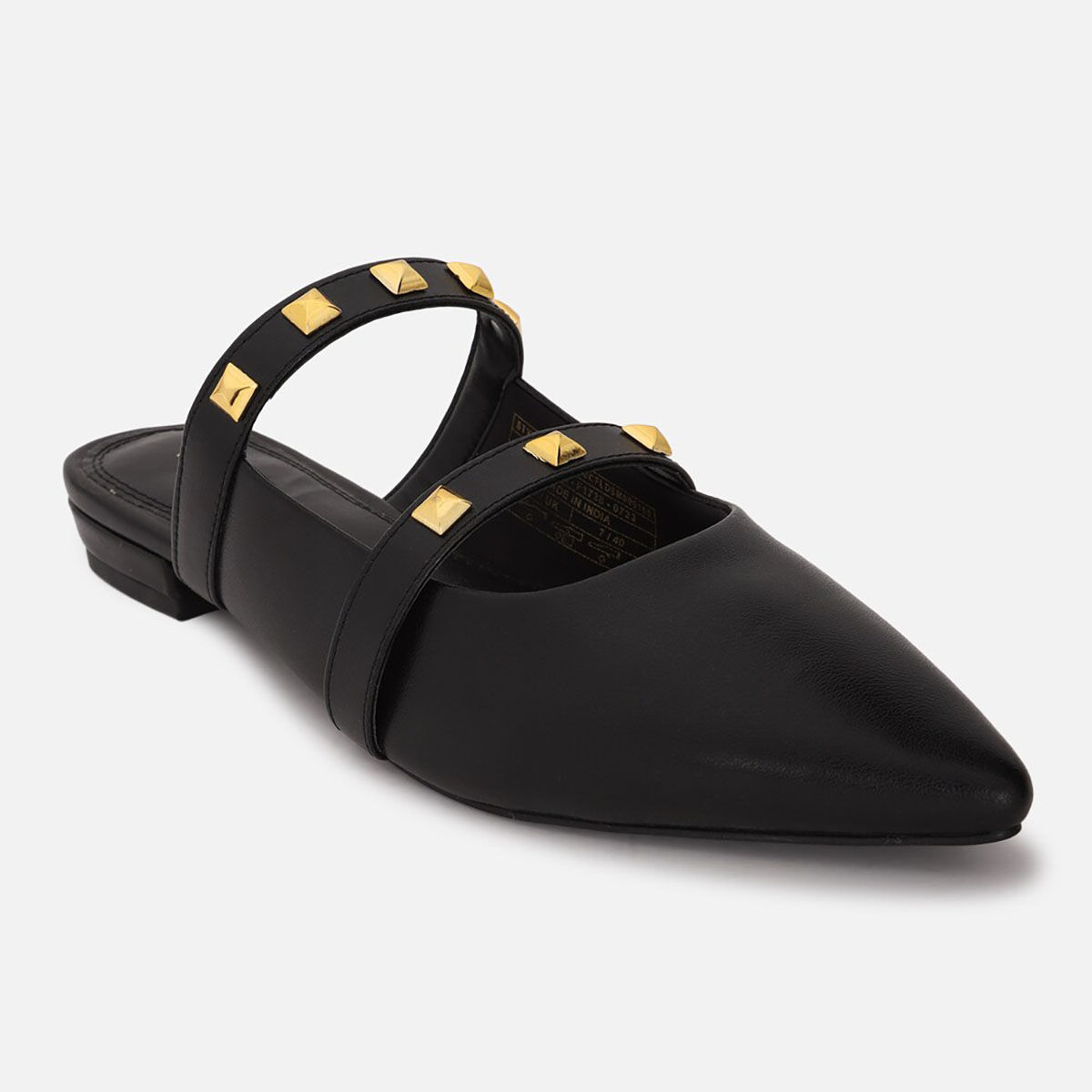 Buy Van Heusen Women Black Mules Online
