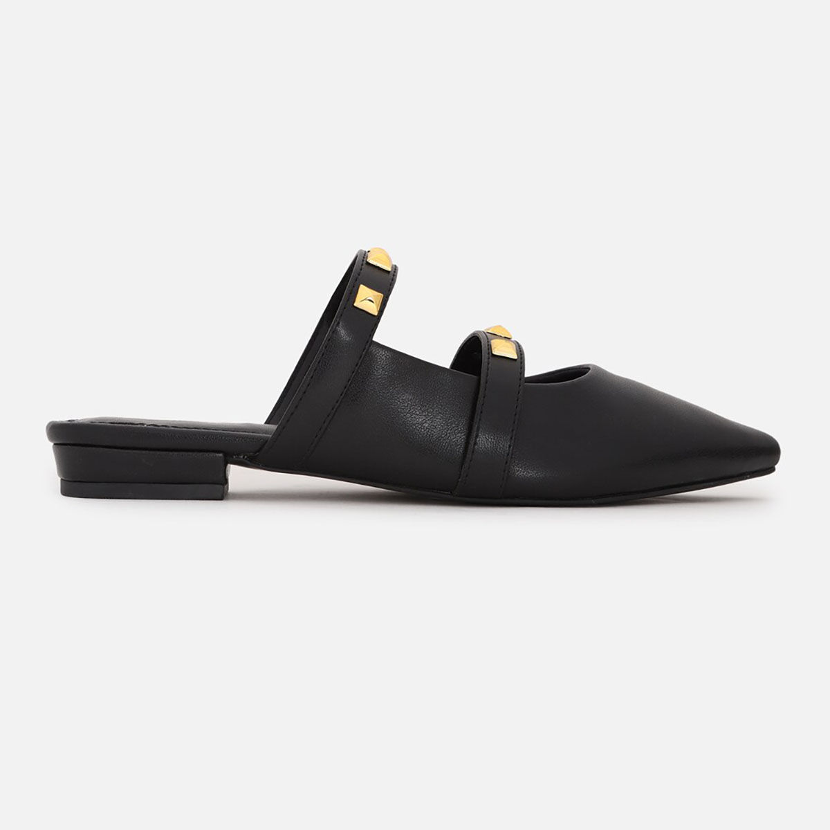 Buy Van Heusen Women Black Mules Online
