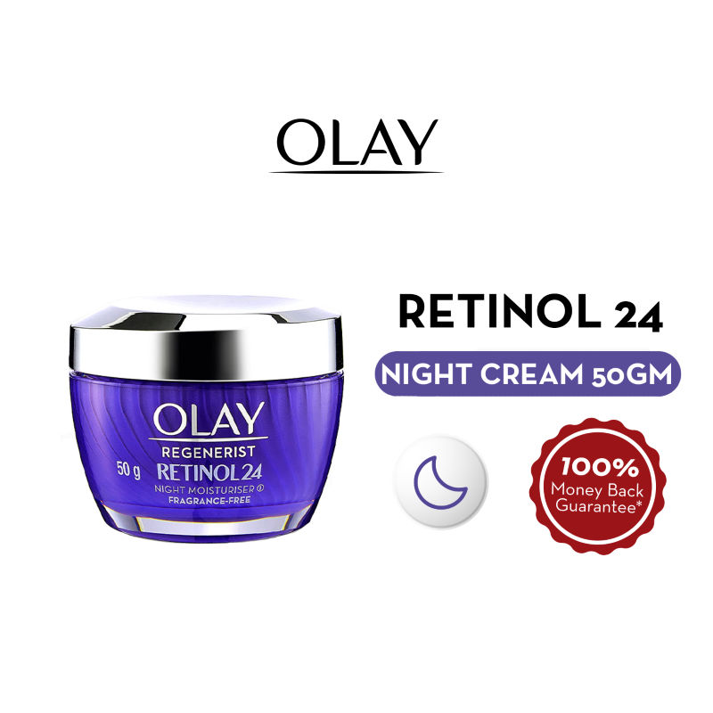 Gennemvæd Sydøst radar Olay Night Cream: Regenerist Retinol 24 Moisturiser: Buy Olay Night Cream: Regenerist  Retinol 24 Moisturiser Online at Best Price in India | Nykaa