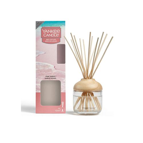 Candela Yankee candle pink sands 623gr rosa in cera stile Yankee candle