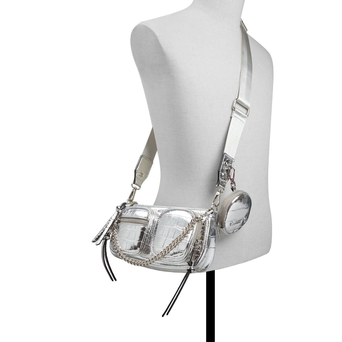 ALDO ■みりとクロスボディーsilver Merylssx Silver Women's Crossbody Bags | ALDO US
