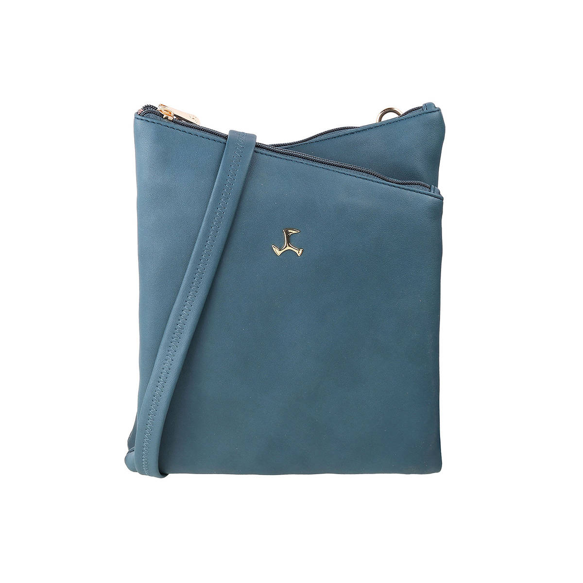 Mochi Blue Solid Handbag