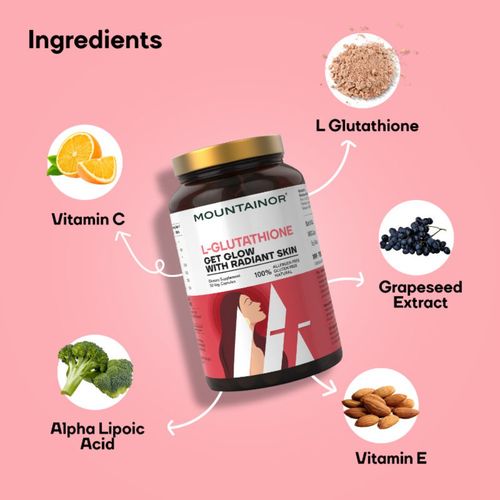 mountainor l glutathione Buy MOUNTAINOR L-Glutathione Capsules For Skin
