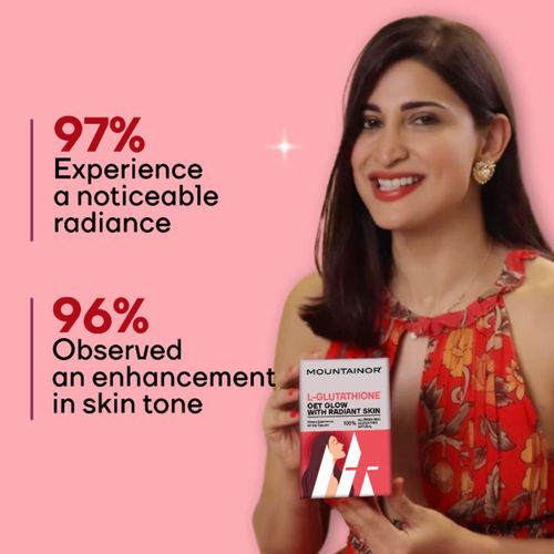 mountainor l glutathione 1000mg Mountainor L-Glutathione Vegetarian Capsule for Skin Health: Buy bottle of  60.0 vegicaps at best price in India main image 1