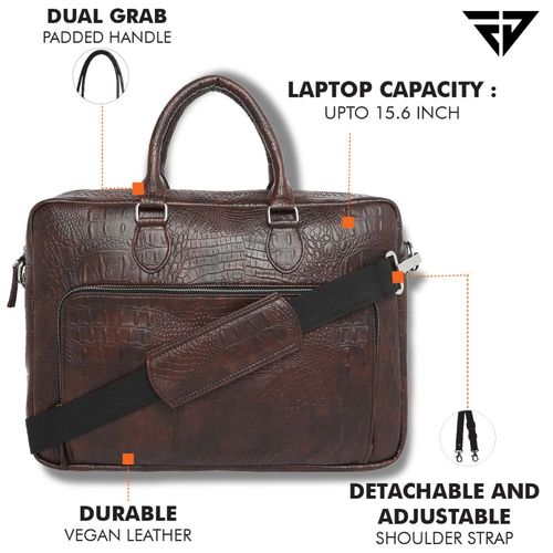 Fur Jaden Laptop Bags : Buy Fur Jaden Vegan Leather Crossbody