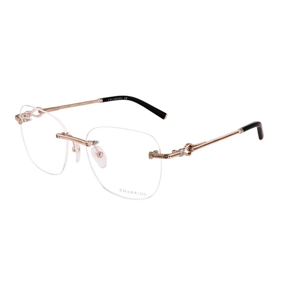 Charriol Gold Rimless Frame (Pc71036 54 C01) (54)