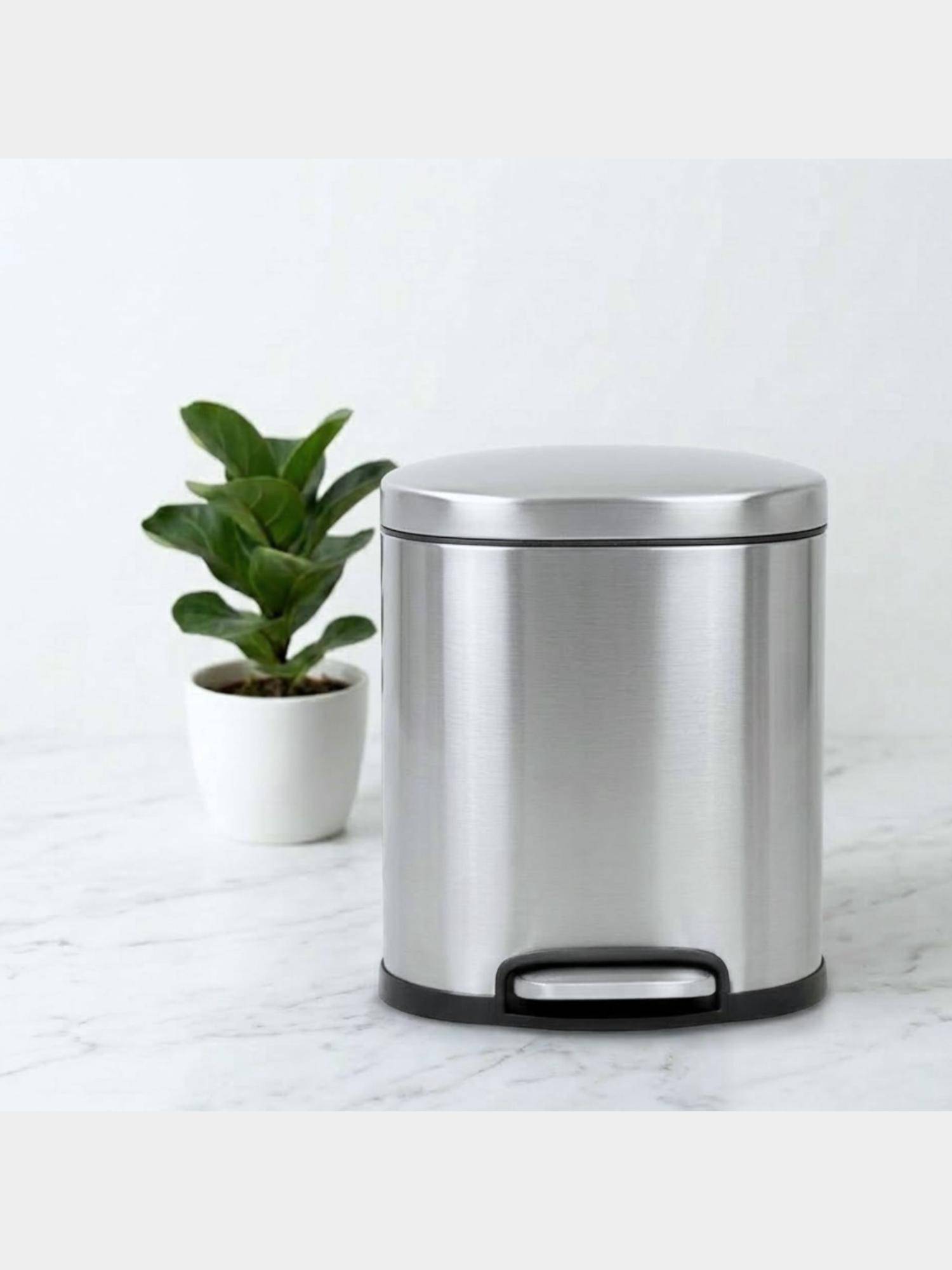 PANO NOMA Metal Pedal Trash Bin - 5 Liters