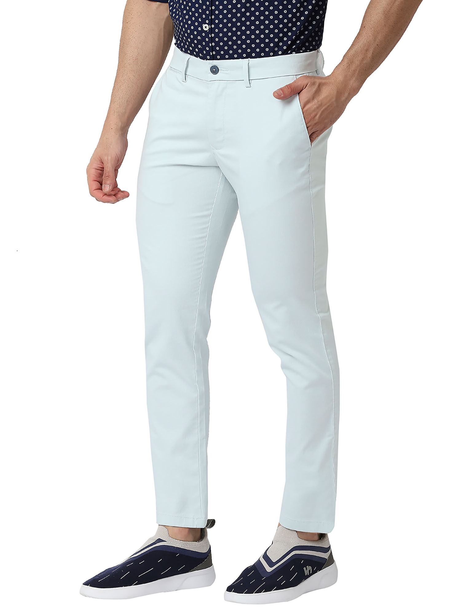 Buy STYLESTONE Women's Elasticated Waistband Denim Pants-Ice Blue  (3744IceShirringPantL) at Amazon.in