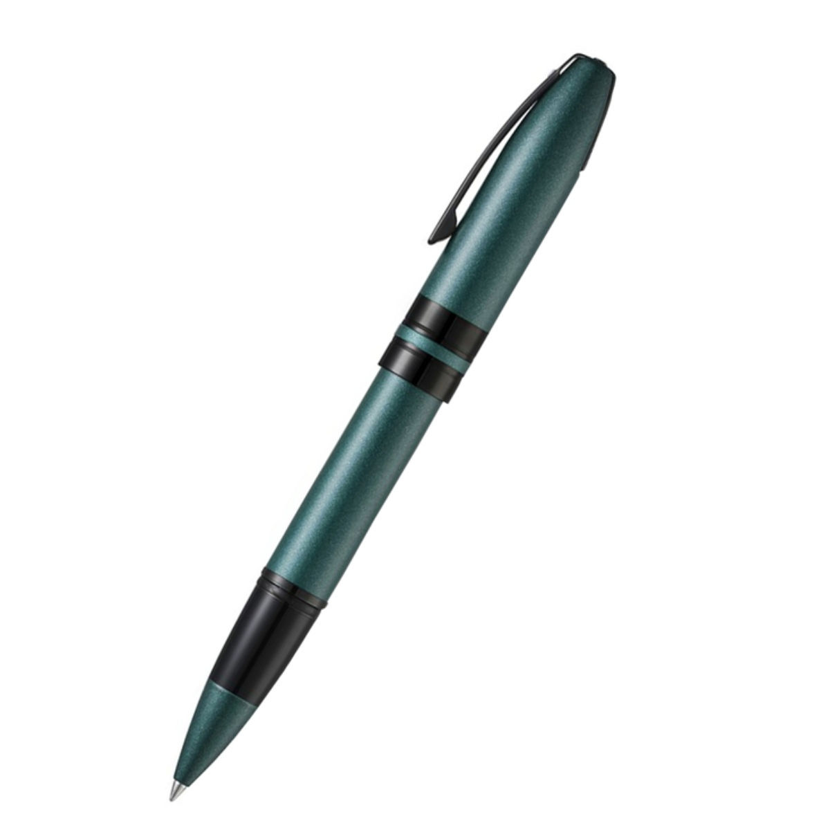 Sheaffer 9109 Icon Rollerball Pen Metallic Green With Glossy Black