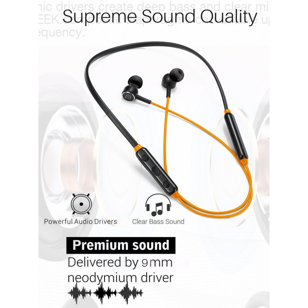 portronics harmonics one wireless bluetooth sports earphones