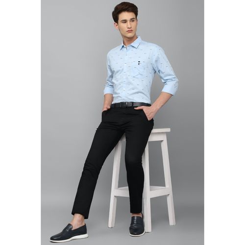 Louis Philippe Men Blue Shirt