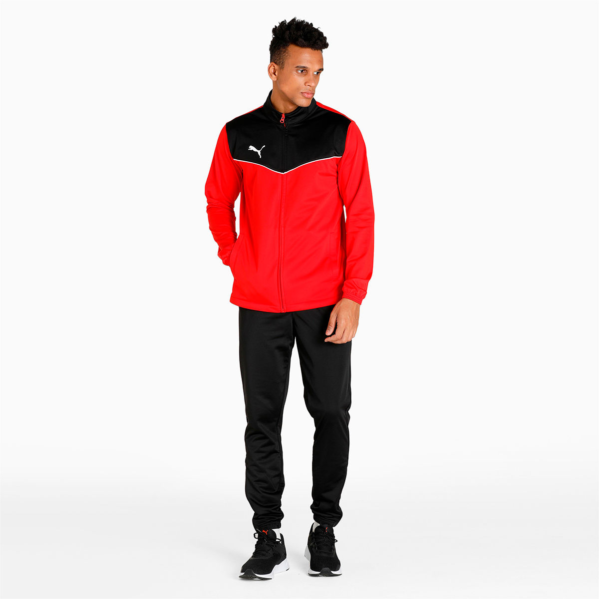 Puma football tracksuit best sale