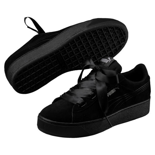 Puma Vikky Platform Ribbon S Black Sneaker (7)
