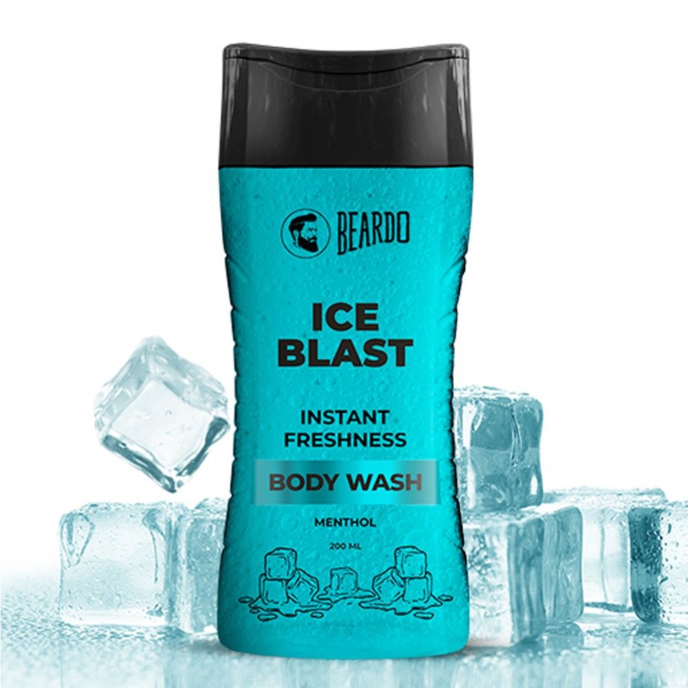 Beardo Ice Blast Body Wash For Men, Menthol Cooling Men's Bodywash ...