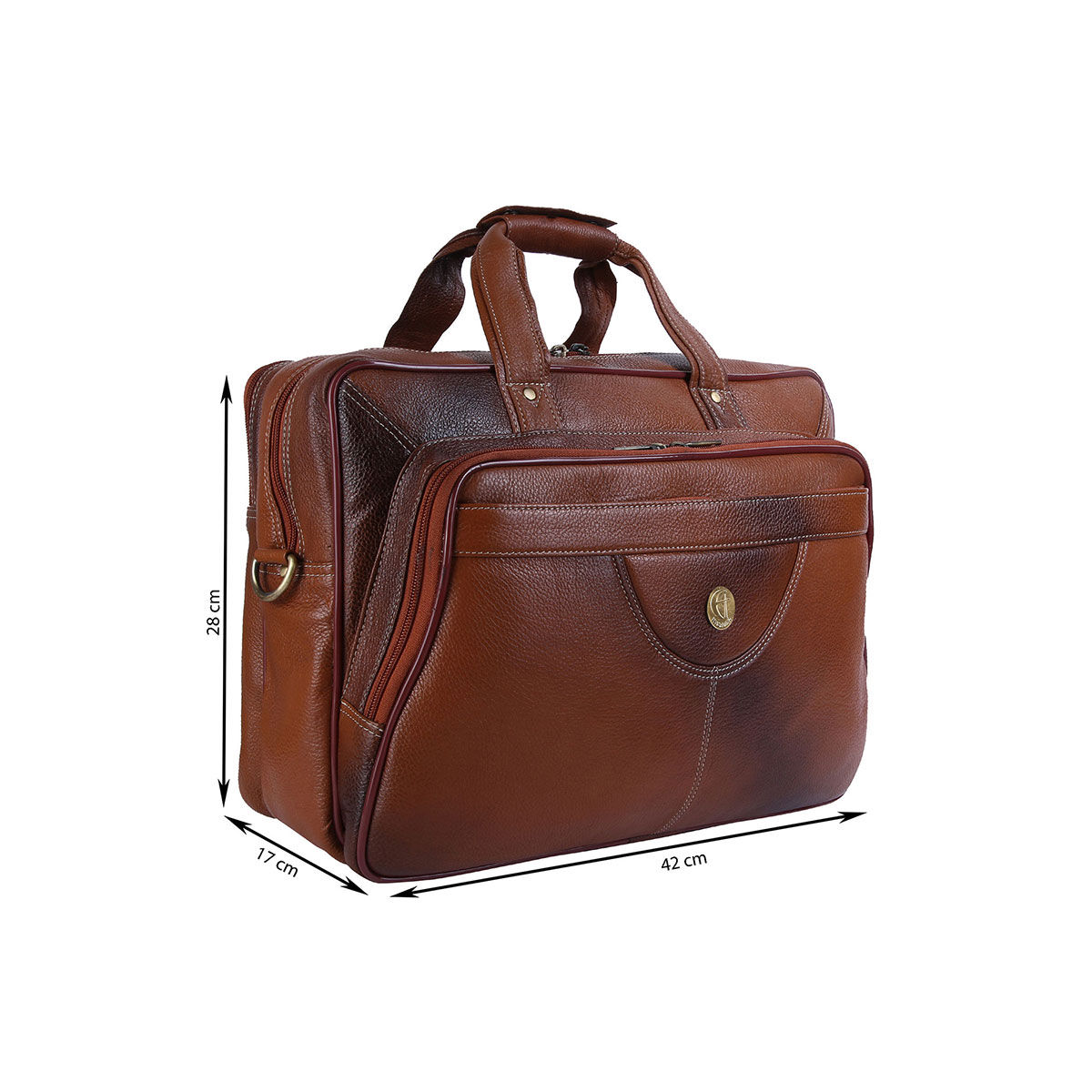 santa fe leather briefcase