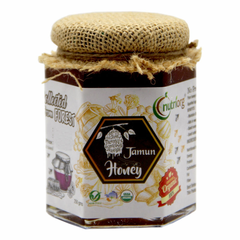 Nutriorg Certified Organic Honey With Jamun Flavor