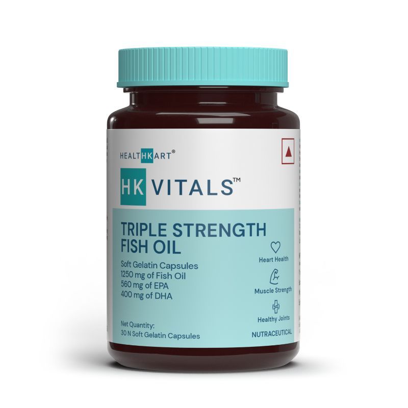 HealthKart HK Vitals Triple Strength Fish Oil - 560 MG EPA & 400 MG DHA:  Buy HealthKart HK Vitals Triple Strength Fish Oil - 560 MG EPA & 400 MG DHA  Online