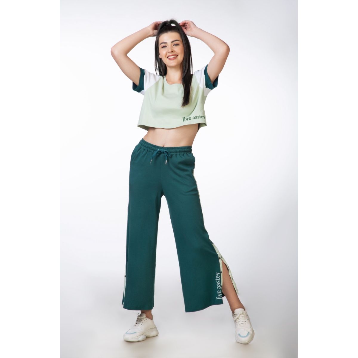 Off Duty India Trousers and Pants  Buy Off Duty India Jet Black Wide Leg  Leather Pant Online  Nykaa Fashion