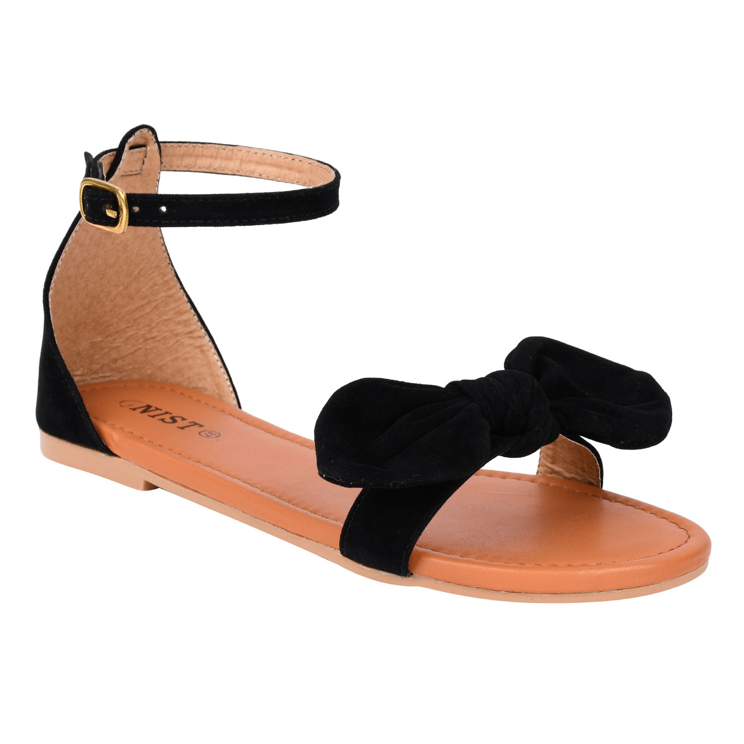 Bow tie flat online sandals