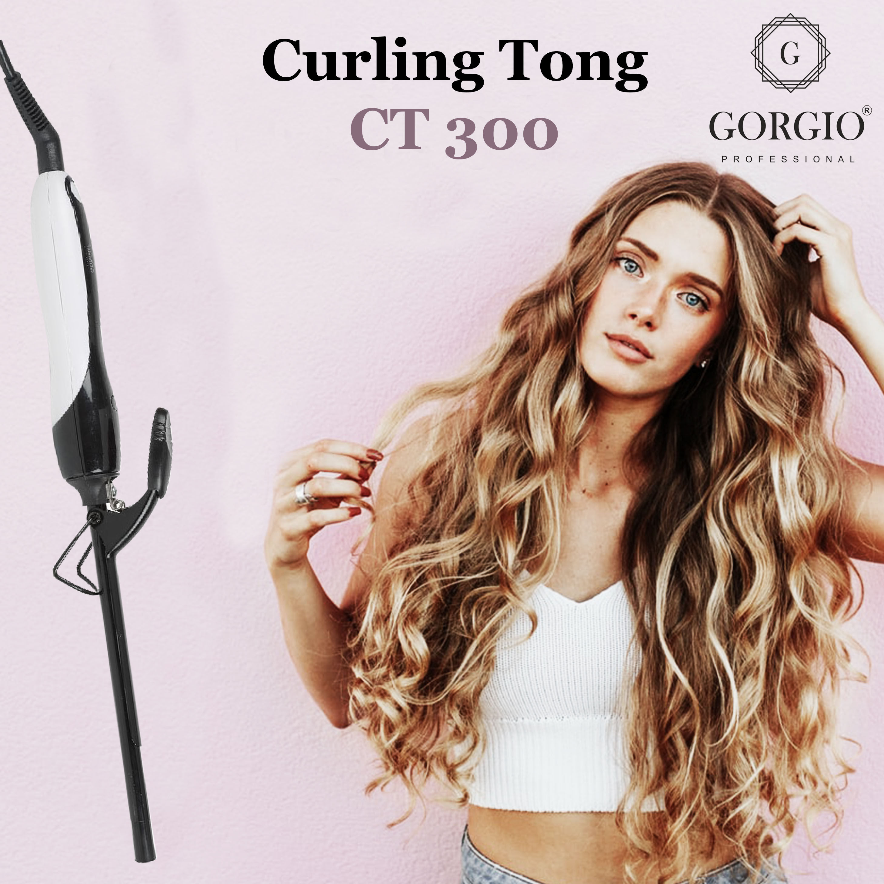 gorgio professional hair curling tong