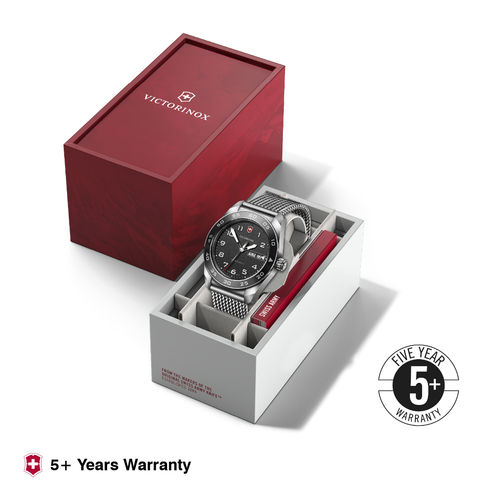 Buy Victorinox Swiss Army Men Watch Black Dial Quartz (V242043) (L