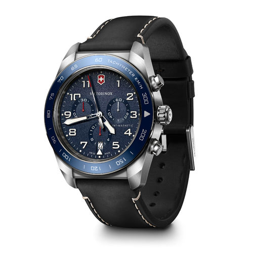 swiss army watch leather band