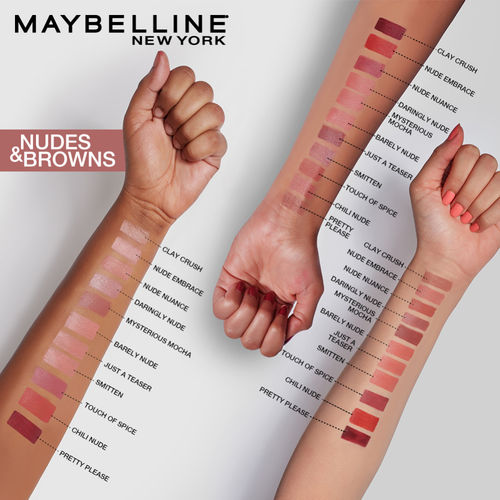 Maybelline New York Color Sensational Creamy Matte Lipstick Pretty Please Buy Maybelline New York Color Sensational Creamy Matte Lipstick Pretty Please Online At Best Price In India Nykaa