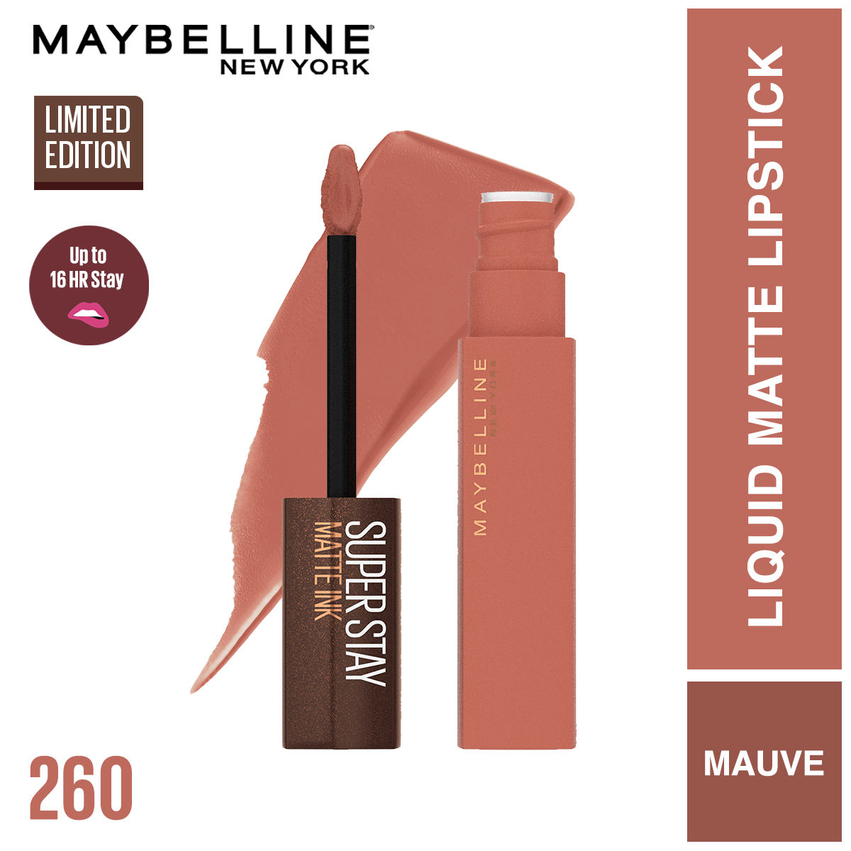 lip matte maybelline 260