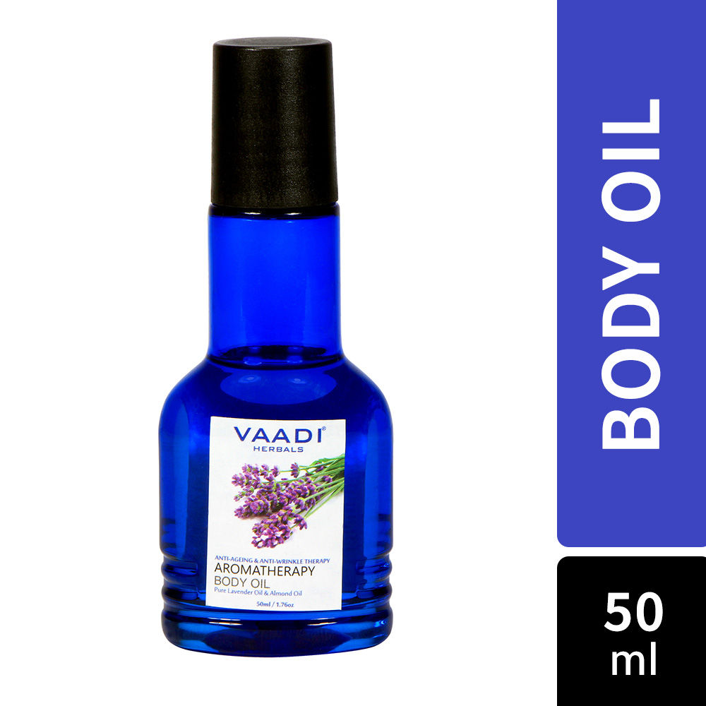 Vaadi Herbals Aromatherapy Body Oil With Lavender & Almond Oil