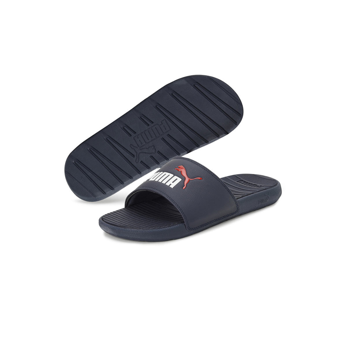 Buy Puma Cool Cat Men Blue Sliders Online