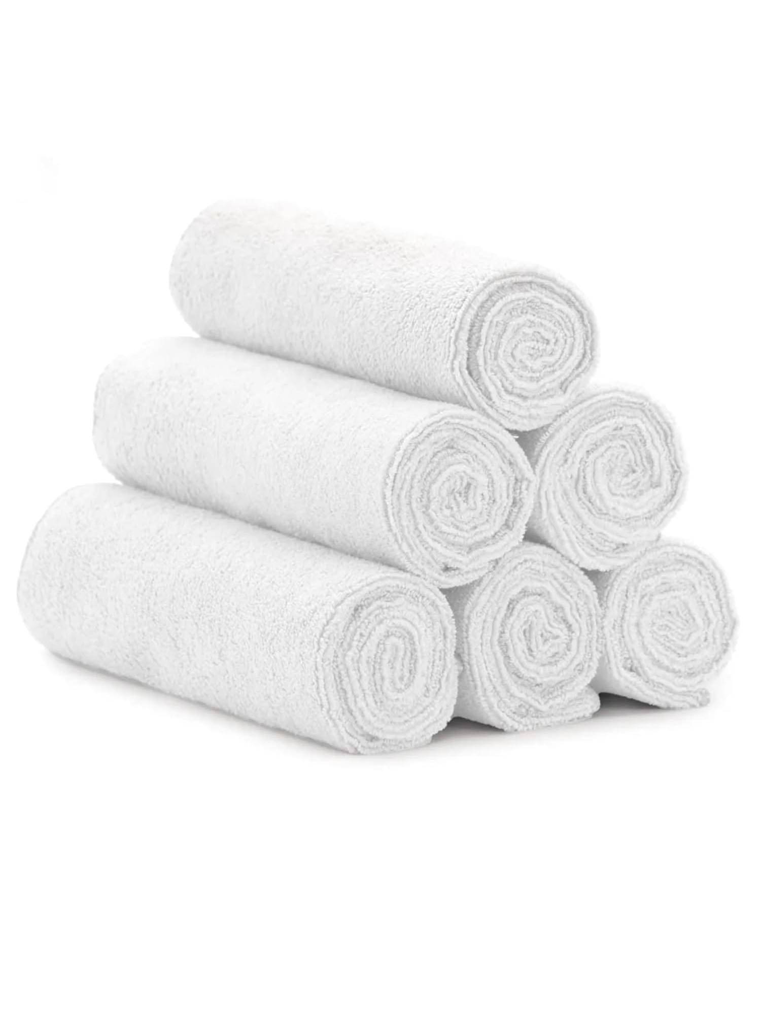 Black Gold 400 Gsm Hand Towel-Ultra Soft, Super Absorbent White (Pack of 3)