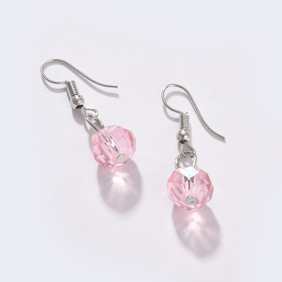 Buy SOHI Women Wire Stone Jewellery Set Pink Online