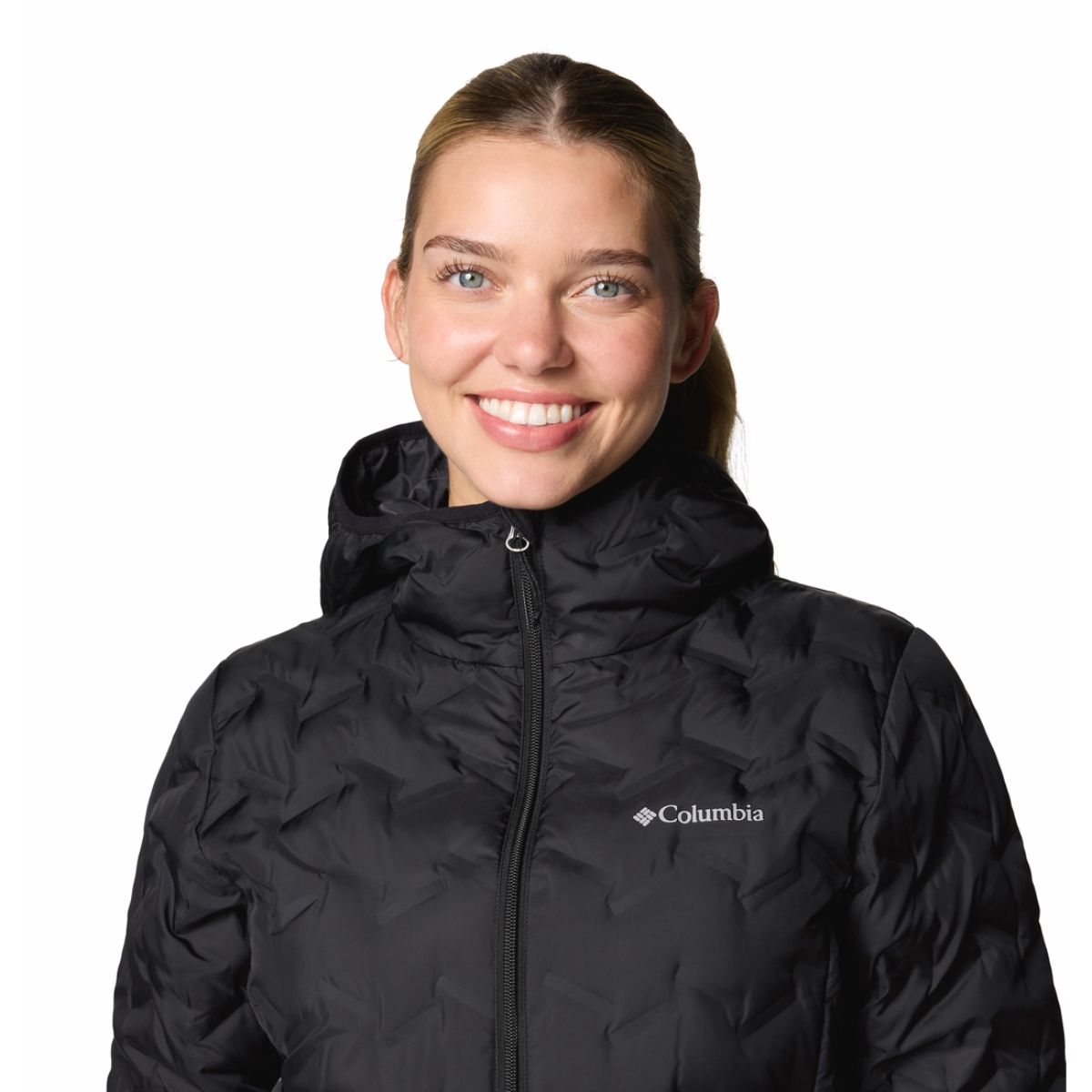 Buy Columbia Womens Black Omni Heat Reflective Delta Ridge II Down Jacket Online